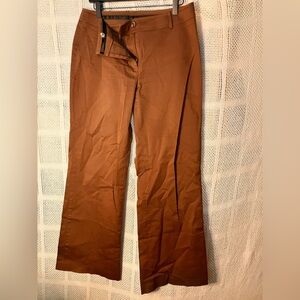 Apostrophe Women's Brown Pants Sz 8 Cotton Blend